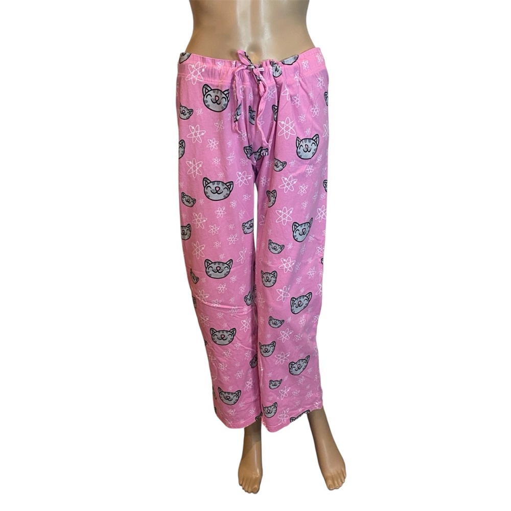 The Big Bang Theory TBBT Soft Kitty Pink Pajamas PJ Lounge Pants Size XL VGC
